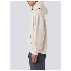 Nouveau classique hommes 100% coton doux confortable surdimensionné à capuche à manches longues pour hommes tissu de qualité supérieure avec logo personnalisé - Product Image 5