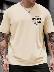 เสื้อยืดผู้ชายคอวีทรงปกติ ผ้าฝ้ายถักคุณภาพสูง 100% ตกแต่งขอบตัดกัน รับสั่งพิมพ์ลายตามแบบ OEM ขายส่ง - Product Image 4