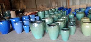 1. Grands pots de jardin en céramique émaillée, poterie vietnamienne, designs très vendus - Product Image 6