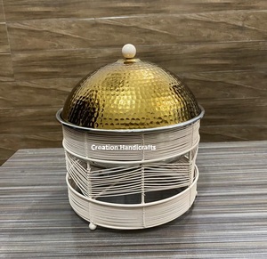 หม้ออุ่นอาหารและอาหารทำจากโลหะสำหรับใช้ในบ้านและโรงแรม - Product Image 5