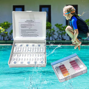 Comprimés de test de la qualité de l'eau pour piscine et spa à eau chaude, kit de test de pH <span class=keywords><strong>DPD1</strong></span>, rouge phénolique - Product Image 1