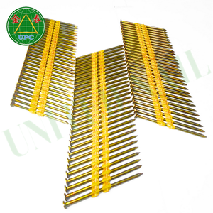 Clavos de plástico de 3 "con mango liso Revestimiento amarillo Cabeza redonda Opción confiable para enmarcar proyectos con precios de fábrica - Product Image 3