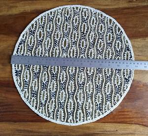 Mantel de Mesa de Alta Calidad, Ecológico, Hecho a Mano con Cuentas Bordadas, con Diseño Personalizable, para el Hogar y Bodas - Product Image 2