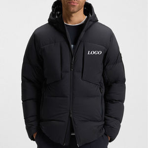 Logo personnalisé pour les acheteurs en gros, prix avantageux, haute qualité, design tendance 2026, tissu confortable, veste pour homme à manches longues - Product Image 1