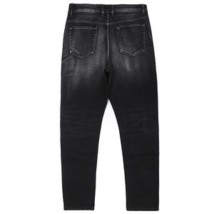 Jeans de Hombre Ajustados y Rectos, Tejidos en Algodón, Transpirables y Ligeros, de Moda para Invierno, Servicio OEM, Venta al Por Mayor - Product Image 2