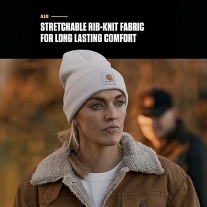 <span class=keywords><strong>Bonnet</strong></span> en tricot côtelé ample pour <span class=keywords><strong>femme</strong></span>, style vintage, couleur caramel, idéal pour l'hiver - Product Image 3
