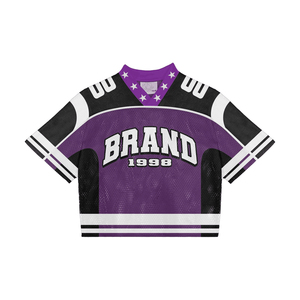 Maillot de football américain imprimé par sublimation de qualité supérieure, maillot de football, maillot d'équipe en mesh avec votre logo d'équipe, personnalisé OEM - Product Image 3