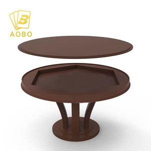 <span class=keywords><strong>Table</strong></span> <span class=keywords><strong>de</strong></span> <span class=keywords><strong>poker</strong></span> Texas Hold'Em personnalisée avec couverture <span class=keywords><strong>convertible</strong></span> <span class=keywords><strong>Table</strong></span> <span class=keywords><strong>de</strong></span> <span class=keywords><strong>poker</strong></span> ronde multifonctionnelle pour casino - Product Image 3