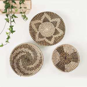 Jonc de mer tenture murale panier napperon plaque décoration de la chambre - Product Image 5