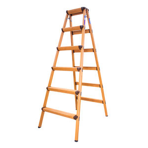 Lightweight <b>Aluminum</b> Step <b>Ladders</b> Sleek Modern Style Good for Safe Indoor Use Store Warehouse and Easy Platform Storage - Product Image 2
