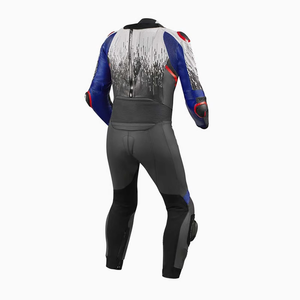 Combinaison de course moto en cuir respirante de haute qualité avec poches, personnalisable, en vente - Product Image 6
