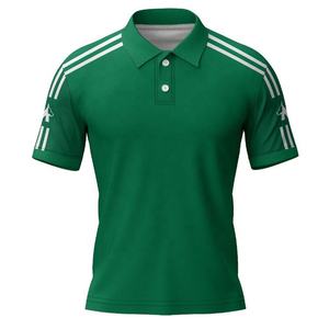 Venta al por mayor de polo para hombre de algodón de seda de primera calidad mercerizado ropa casual Golf y gimnasio camisa simple hecho a medida con absorción de humedad - Product Image 1