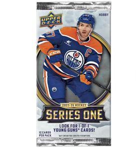 100% authentique ! NOUVEAU 2025-26 Upper Deck Series 1 Hockey Hobby Box Scellé en usine Disponible pour les acheteurs en gros en stock - Product Image 2