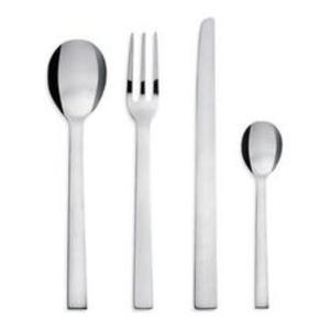 Juego de Cubiertos de Acero Inoxidable de Diseño Clásico y Elegante, Ultra Duradero, Resistente a la Corrosión, Acabado Pulido Sostenible, Bordes Elegantes - Product Image 4