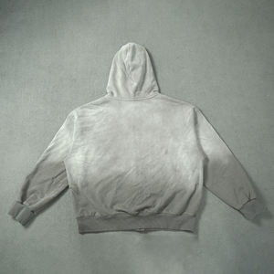 High Quality Mens Clothing Streetwear Hip Hop Acid Wash Rhinestone <b>Hoodie</b> Custom Sun Faded <b>Oversized</b> Pullover <b>Black</b> Men Hoodies - Product Image 3