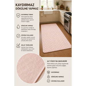 Zigzag Pattern Non-Slip <b>Runner</b> Rug Handmade Polyester Plastic Modern Persian Moroccan <b>Washable</b> Jacquard Tufted Design Home Floor - Product Image 2