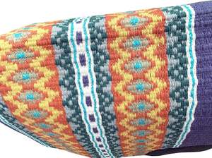 Western Show Horse Saddle Blanket Diseño de Nueva Zelanda Manta de sillín de lana hecha a mano Top Wool Saddle Pad Size - Product Image 2