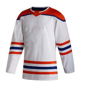 Jersey de hockey sobre hielo de poliéster 100%, venta al por mayor, bordado personalizado, sublimación, jersey de hockey sobre hielo para hombres - Product Image 2