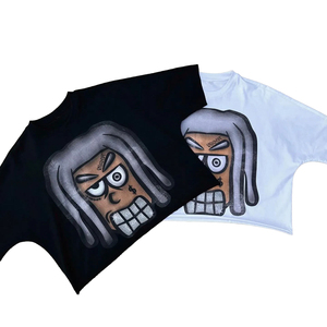 T-shirts en gros personnalisés en coton jersey 100% 300g, style streetwear écologique, coupe oversize et carrée, prix de gros - Product Image 4