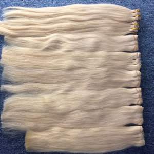 GUGU HAIR 613 Blonde Bouclée Remy Cheveux Humains Vietnamiens Machine Double Trame Loose Deep Wave Cheveux Vierges Bruts 100g - Product Image 3