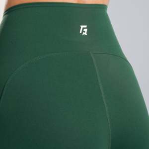 Leggings en Spandex Vert Radiant Sans Coutures avec Logo, Tenue de Sport Décontractée et Ajustée pour la Gym, Taille XL, Respirants et Doux - Product Image 6