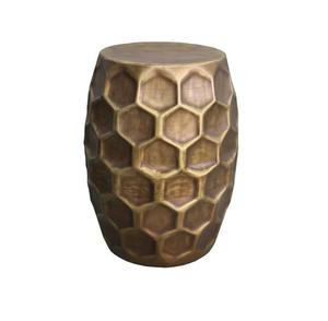 2025 décoration de la maison Vintage Design martelé Table basse fournisseur haute qualité tambour Table d'appoint pour salle à manger décor - Product Image 4