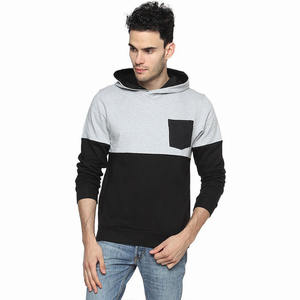 Sudadera con capucha de bloque de color unisex para hombre, diseño de retazos multicolor, ropa de calle informal, jersey de gran tamaño - Product Image 3