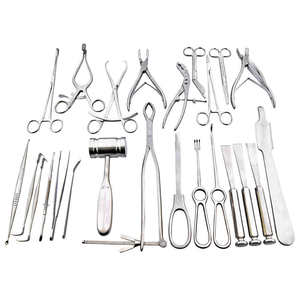 Instruments chirurgicaux manuels en acier de haute qualité pour la chirurgie générale, utilisation hospitalière, certifiés CE, certifiés MFDS, classe I, garantie 1 an - Product Image 1