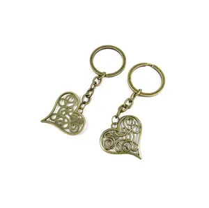 Antique Brass key ring business gift/Keychain Whistle Keychain in whistle business gifts for hot sale