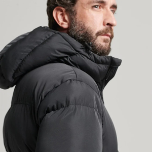 Nouvelle veste matelassée poids lourd personnalisée grande taille veste coupe-vent unisexe de style streetwear - Product Image 5
