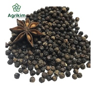 Poivre noir cru séché de haute qualité 500-580 g/L Échantillons gratuits Gingembre Safran Clous de girofle Cardamome Sauge Piment Graines de sésame