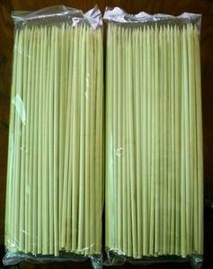 Vente en gros de 21 baguettes jetables en bambou de 24 cm stockées en bois Twin Sushi Vietnam avec logo couvercle en papier approvisionnement en vrac - Product Image 1