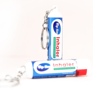 เครื่องพ่นยาจมูกเย็นสมุนไพรผ่านการทดสอบโดยตรงจากผู้ผลิตพวงกุญแจตัวเลือก - Product Image 2