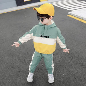 Conjunto de Sudadera y Pantalón de Invierno Cómodo para Niños y Niñas, Manga Larga, Transpirable, Ligero, de Poliéster y Algodón, Trajes Deportivos Elásticos - Product Image 4