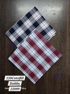 เสื้อเชิร์ตผ้าฝ้ายโพลีผ้าฝ้ายย้อมสีสำหรับส่งออก - Product Image 2