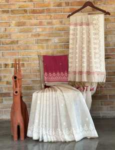 Modische attraktive High On Demand Ethnische Kleidung Premium Soft Muga Cotton <span class=keywords><strong>Saree</strong></span> In <span class=keywords><strong>Jamdani</strong></span> Weben Border Work Zum Verkauf