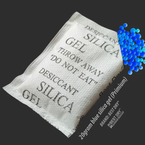 Meilleur gel de silice bleu sec 20g 100% pureté déshydratant absorbe l'humidité protège les appareils photo, l'électronique et autres objets de l'humidité - Product Image 6