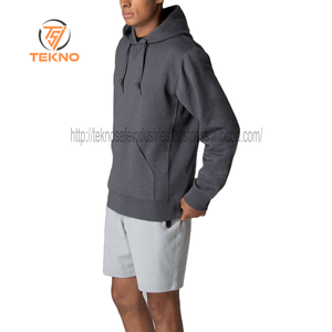 100% coton personnalisé brodé hommes sweat à capuche lourd Style Streetwear avec polaire pour hiver pull à capuche thermique - Product Image 3