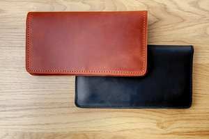 Cartera larga de cuero para mujer, tarjetero de lujo de diseñador Premium 2024, billetera abierta fácil de llevar, antirrobo Vintage, - Product Image 5