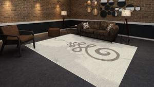 Alfombra de estilo persa de lana anudada a mano con acento, patrón abstracto, ecológica, para mascotas, juegos de alfombras, sala de estar, dormitorio, puerta - Product Image 3