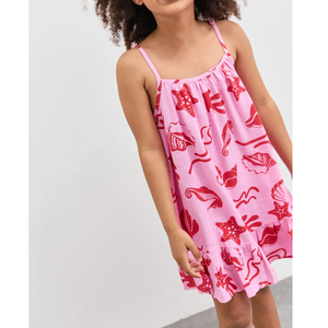 ชุดเดรสสั้นผ้าชีฟองลูกไม้สำหรับเด็กผู้หญิง ดีไซน์ทรงเอไลน์ ผลิตในเวียดนาม รับผลิตแบบ ODM OEM สำหรับฤดูใบไม้ผลิ ซักได้และระบายอากาศได้ดี - Product Image 4