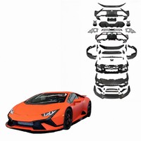 Kit de carrosserie Tecnica facelift pour Lamborghini huracan EVO 580 610 kit de carrosserie de becquet arrière de capot de pare-chocs