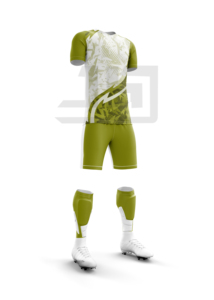 Uniforme de Fútbol Atlético Personalizado, Camiseta de Fútbol Transpirable con Estampado por Transferencia de Calor, Pantalones Cortos con Cordón Ajustable, Ligeros, 100% Poliéster - Product Image 3