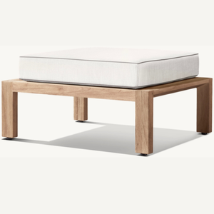 Meuble ottoman en bois de teck écologique pour le salon d'une maison ou d'une villa avec un style moderne distinctif - Product Image 1