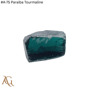 Nano Lab Grown Rough # Une tourmaline Paraiba de 75 carats, couleur bleu néon, gemme taillée, synthétique, simulée, créée en laboratoire, Nanosital - Product Image 2