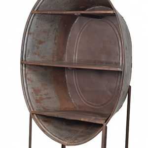 Estantería de Hierro Estilo Industrial con Melamina y Madera Maciza para Hogar, Oficina, Comedor, Hotel, Mueble Duradero de Metal y Vidrio - Product Image 3