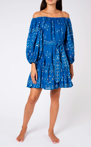 Boho ชุดเดรสตัวสั้น100% เด็กผู้หญิง, ชุดเดรสแขนสั้นผ้าคอตตอนปักลายกระจกเกาะอกปักเลื่อมเหมาะสำหรับการเดินทาง - Product Image 6