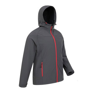 Veste Softshell légère pour hommes Fermeture à glissière en toile de qualité Longue hiver à capuche Nouveau design Technique de teinture unie Taille personnalisée - Product Image 5