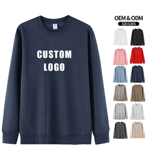 Sudadera de Cuello Redondo para Hombre, Estampada en Color Personalizado, Sin Forro, para Otoño, Servicio OEM, Manga Regular, Talla Grande - Product Image 4