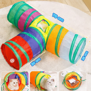 Set di 22 Giocattoli Ecologici per Gatti: Tunnel Tripli, Palline in Peluche, Topolini e Giochi Laser a Tema Animazione - Product Image 4